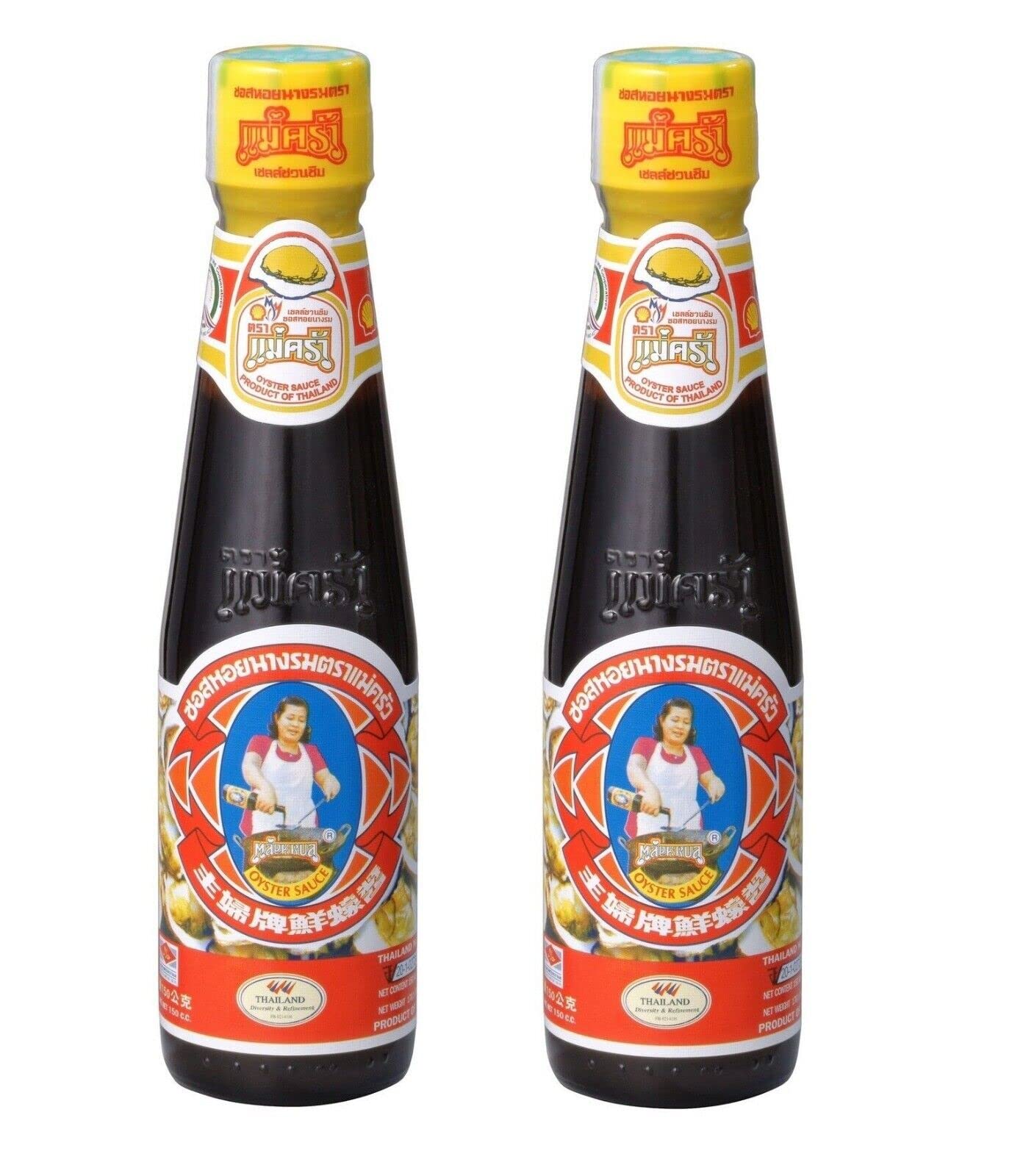 Austernsauce Pamai Pai® Doppelpack: 2 x 150ml Maekrua Oyster Sauce Auster Soße ThaiL8