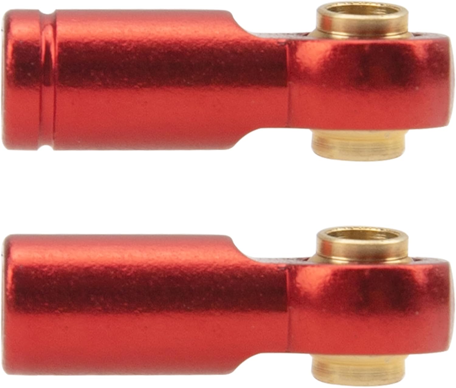 10Pack Vgoohobby Aluminum CW CCW M3 Link Rod Tie Rod End Ball Head Joint Holder 20mm Compatible with Axial Redcat HSP Traxxas HPI 1/10 RC Car Truck DIY Robot Boat Airplane (Red)