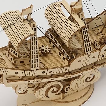 Amazon.co.jp: つくるんです® 日本語説明書付 3D ウッドパズル