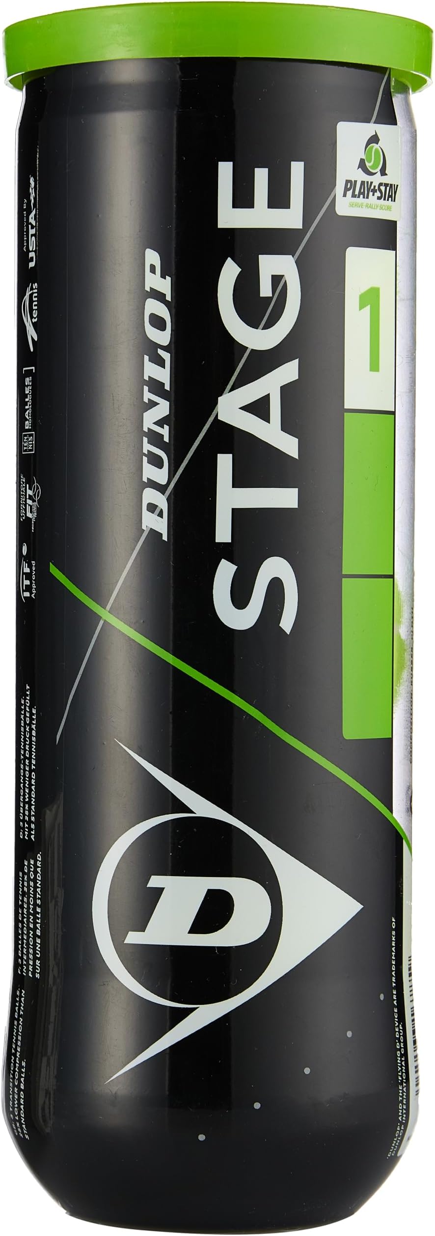 Dunlop Fort All Court Tennis Balls, Set of 3 Piece DL601315 per can