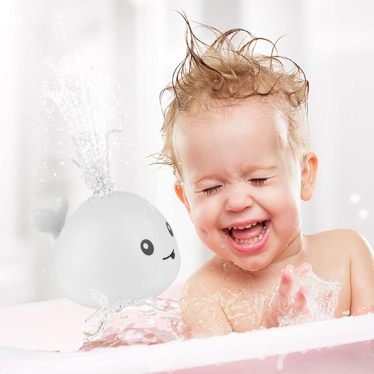 数々のアワードを受賞 幼児のためのクジラのお風呂のおもちゃ かわいいクジラのお風呂のおもちゃ 幼児の子供のための誘導スプリンクラーシャワーのおもちゃ 赤ちゃんのためのプールの浴室のおもちゃ Yuica Wisp Mx