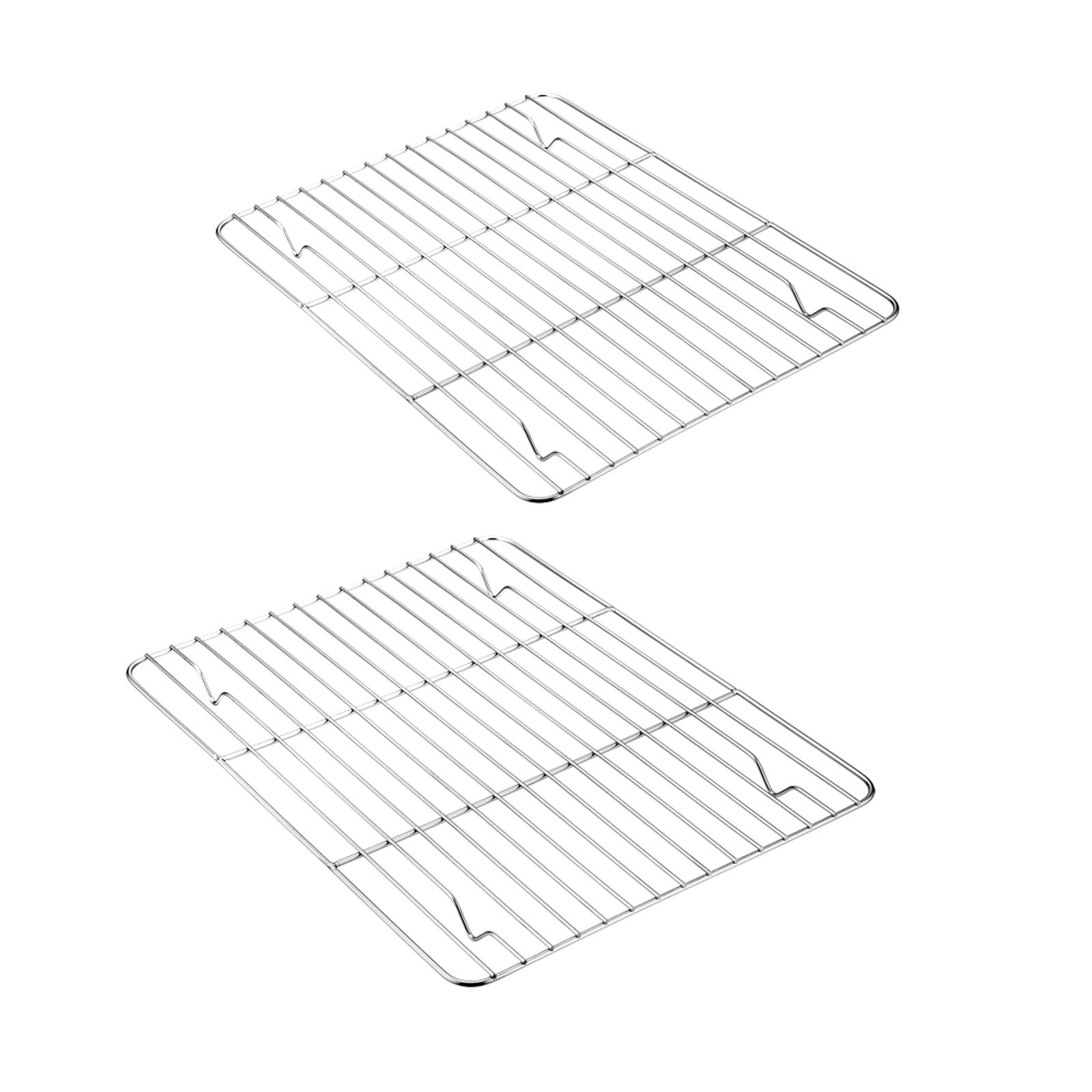 E-farStainless Steel Baking Racks Set of 2 9.7" x 7.3" Silver