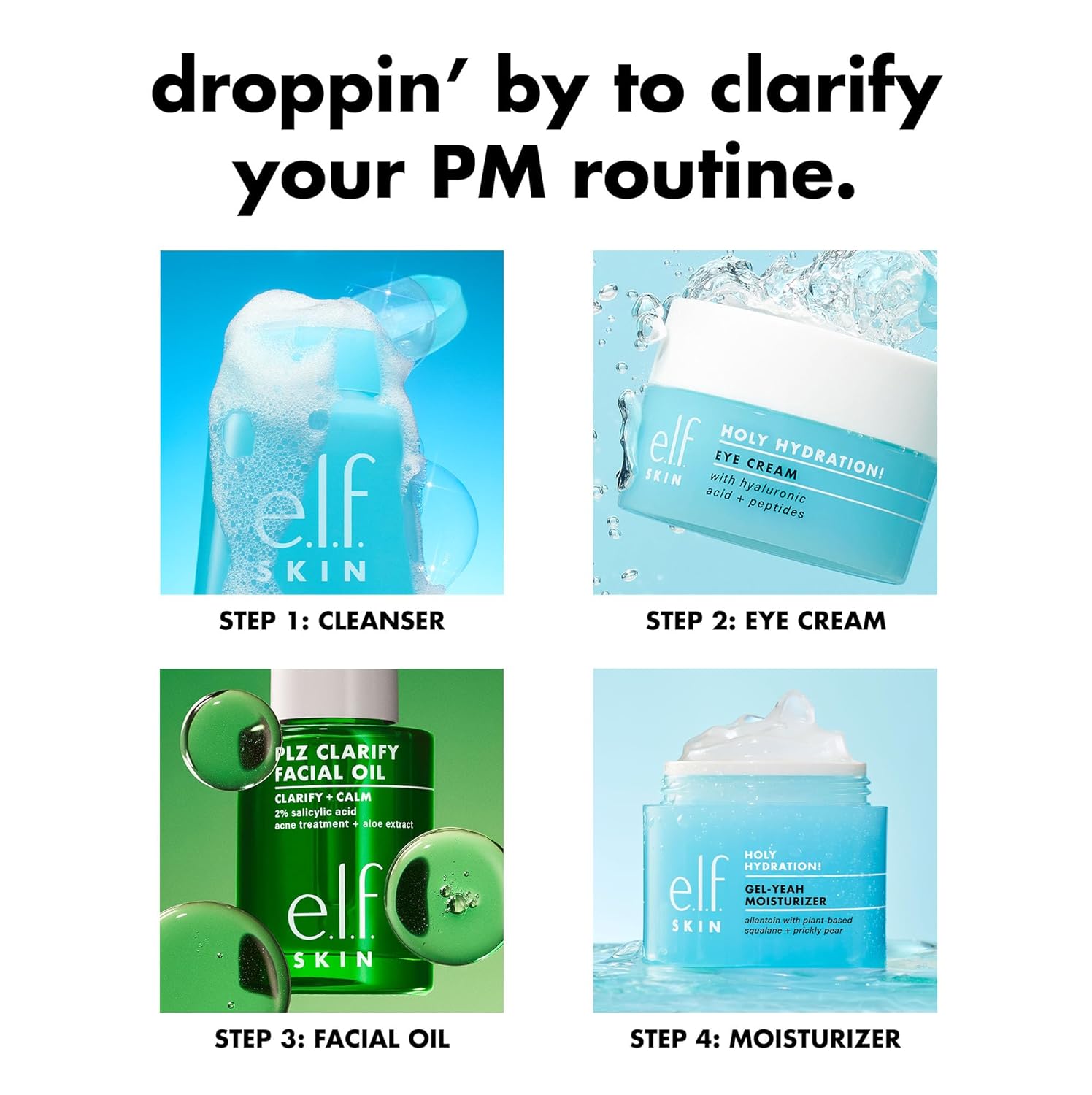 e.l.f. SKIN PLZ Clarify Facial Oil, Face Oil For Treating & Preventing Acne, Helps Calm Redness, Made with Salicylic Acid, Vegan & Cruelty-Free, 1 oz - Image 7