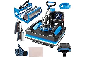 Topdeep Pro Heat Press 15x12 Inch, 8 in 1 Heat Press Machine
