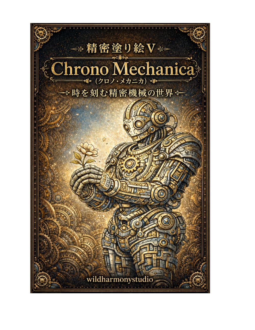 精密塗り絵Ⅴ Chrono Mechanica: 時を刻む精密機械の世界