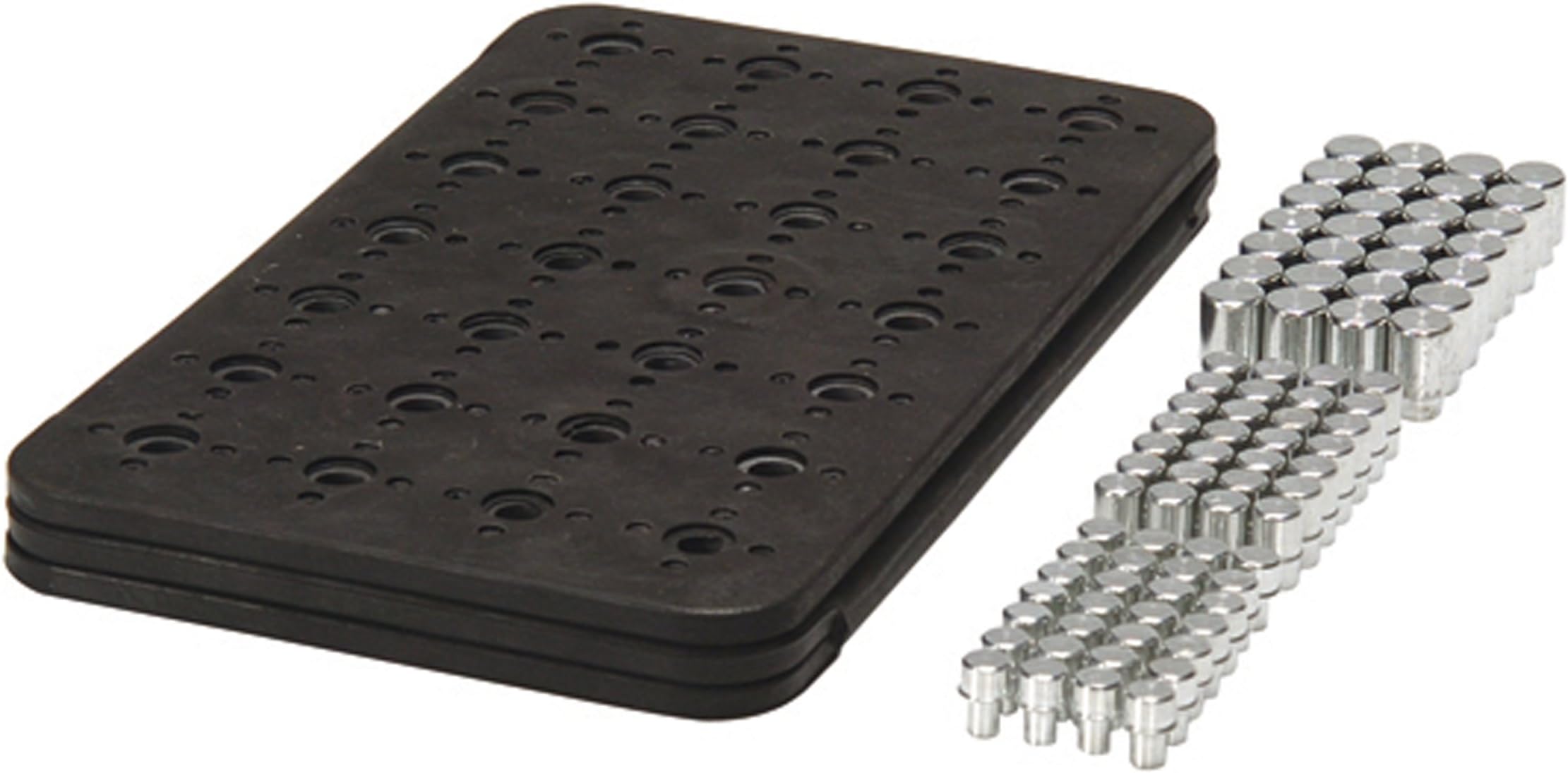 Triton Products 72426 MagClip 3 Panel 84 Magnet Power Mat and 84 Assorted Power Pegs 18-3/8-Inch by 10-1/4-Inch, Black