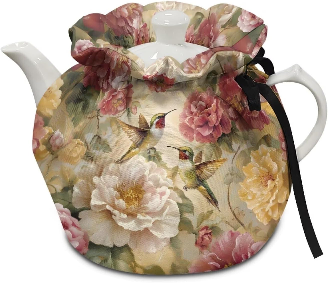 Teapots Dust Cover Insulated Starry Night Print Tea Cozy for Teapot Tea Kettle Cover Breakfast Insulation Lid Warmer Tea Cosy Kitchen Coffee Table Decorative Accessories