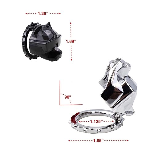 Miniatura 4 de CB - 2 fundas para botón de arranque, decoración de metal fresco, accesorios interiores protectores, interruptor de anillo cromado, cubierta