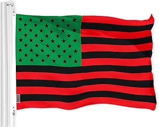 G128 Afro American Black Liberation BLM Flag | 3x5 Ft | LiteWeave Pro Series Printed 150D Polyester | Indoor/Outdoor, Vibr...