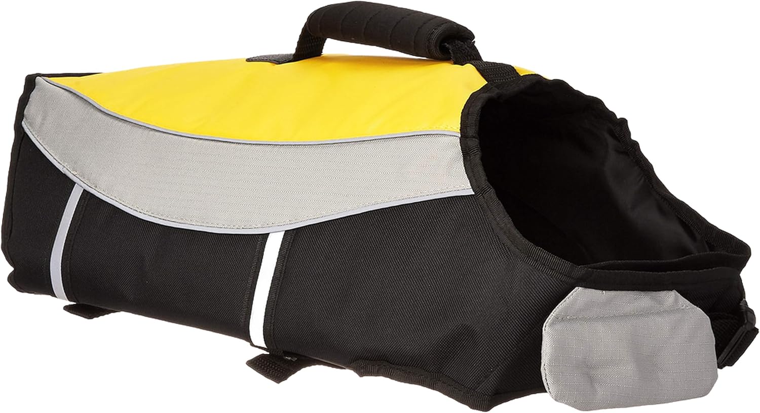 Alcott Water Adventure Life Jacket with Reflective Accents & Support Handle, Large, Neon Yellow (APL MA LG LJ)