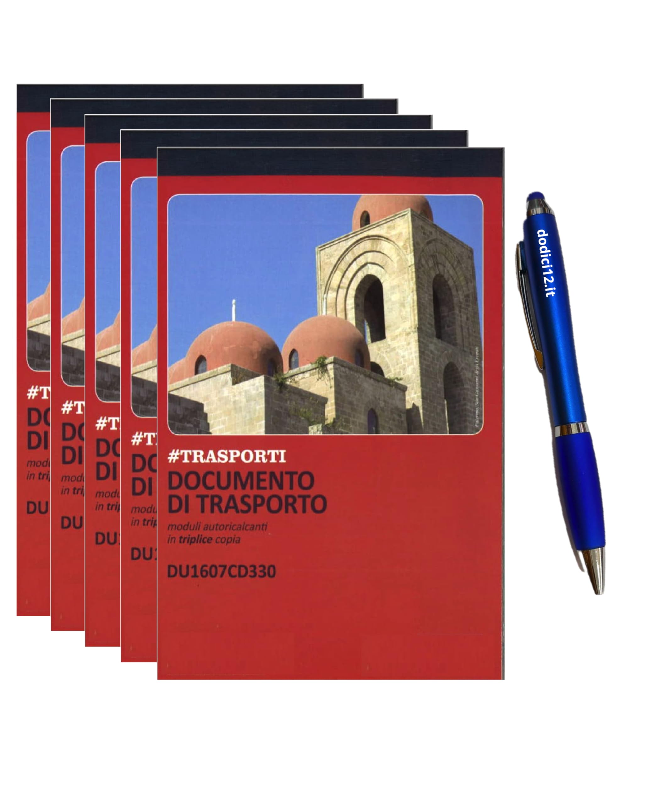 Blocchi Documento di Trasporto DDT A5 21x15 cm 3 Copie Autoricalcanti 50 Moduli Triplice Copia Bollettario Spedizioni Logistica Dodici12