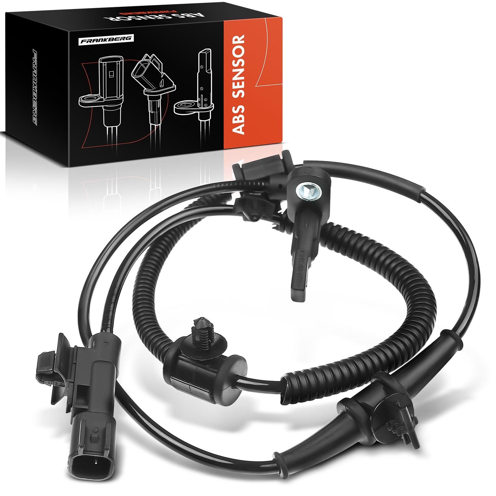 Frankberg Sensore Velocità Ruota ABS 2-Poli – Anteriore, Con Cavo, Compatibile Con Volvo V40 E S40 I (30854299) - 2