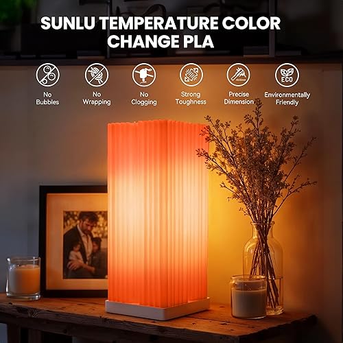 Vista 107 de SUNLU - Filamento PLA de seda de 1.75 mm, filamento brillante para impresora 3D, precisión dimensional +/- 0.02 mm, 1 kg, 330 metros, plata sedosa