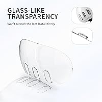 Vista 8 de TNE Face Cushion Cover, Nose GuardLight Blocker, Outer Shell, Thumbstick Caps, Lens Pad for Meta Quest 3 Silicone Face Pad Cover, Front Cover, Lens