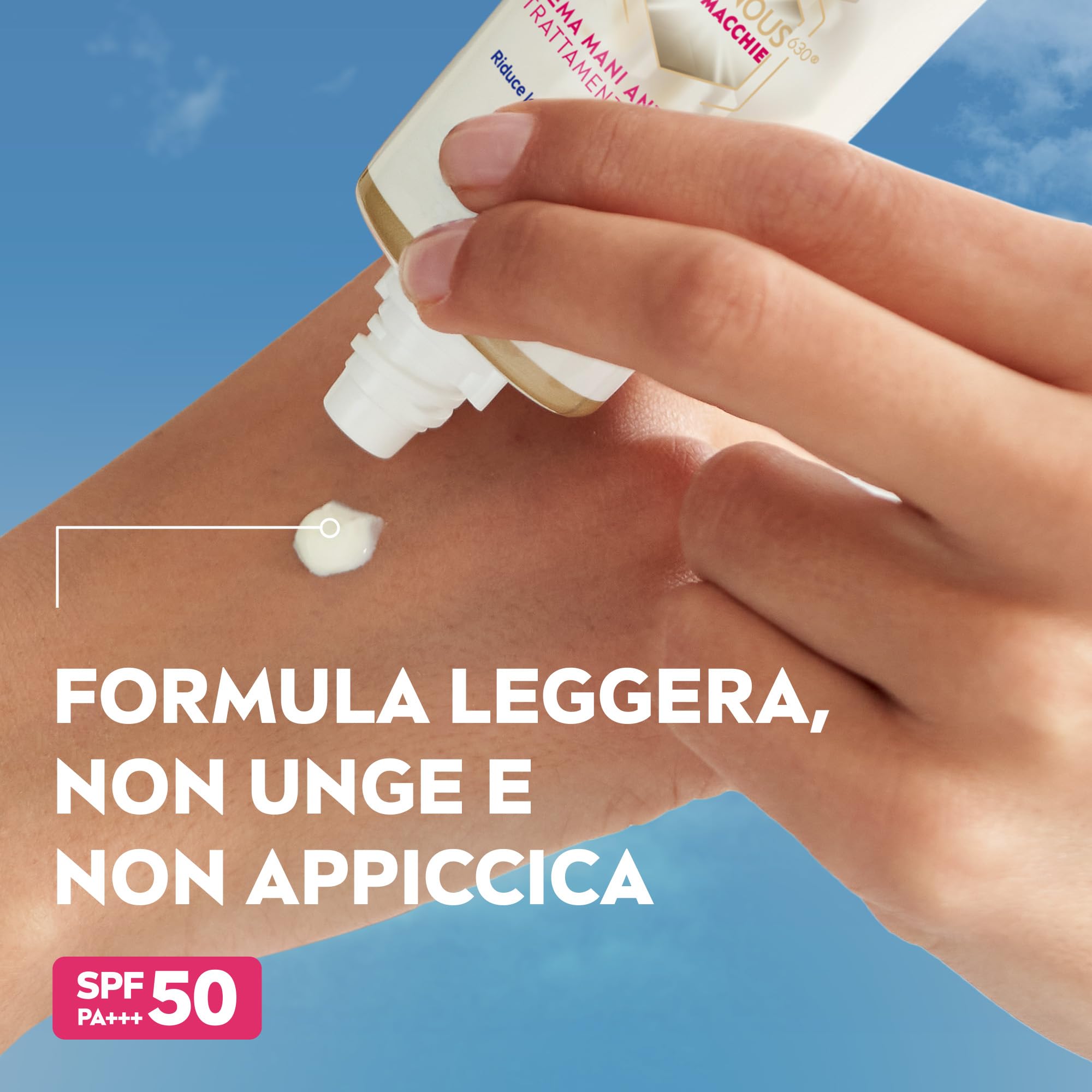NIVEA Luminous630 Anti-Macchie Crema Mani Trattamento Avanzato SPF 15, 50 ml, Crema mani antiage e antimacchie, con Acido Ialuronico e Thiamidol brevettato, per mani secche e screpolate