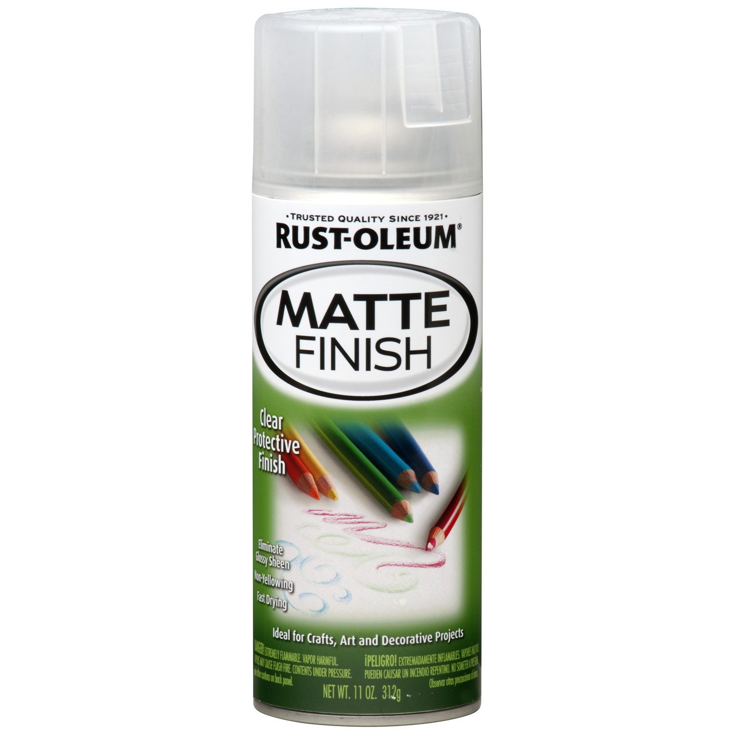 RustOleum Specialty Clear Matte Finish Synthetic Spray Paint, 312 g