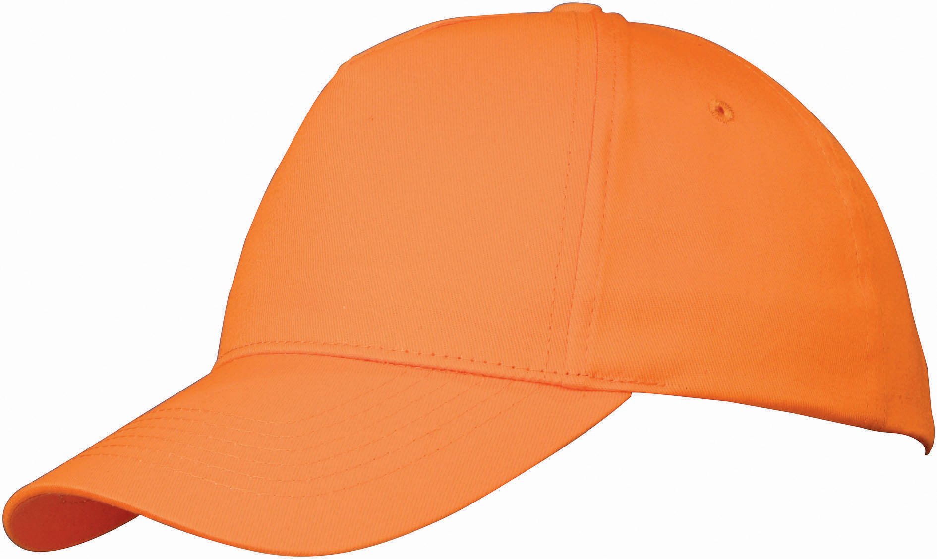Us Basic Orange 5 Panel Childrens Baseball Cap Hat - 13 Colours (Orange)