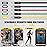 23 Pack Resistance Bands Set Workout Bands, 5 Stackable Exercise Bands 5 Loop Resistance Bands 2 Core Sliders, Door Anchor Handles Ankle Straps Carry Bag Instant Cooling Towel Wrist Wraps