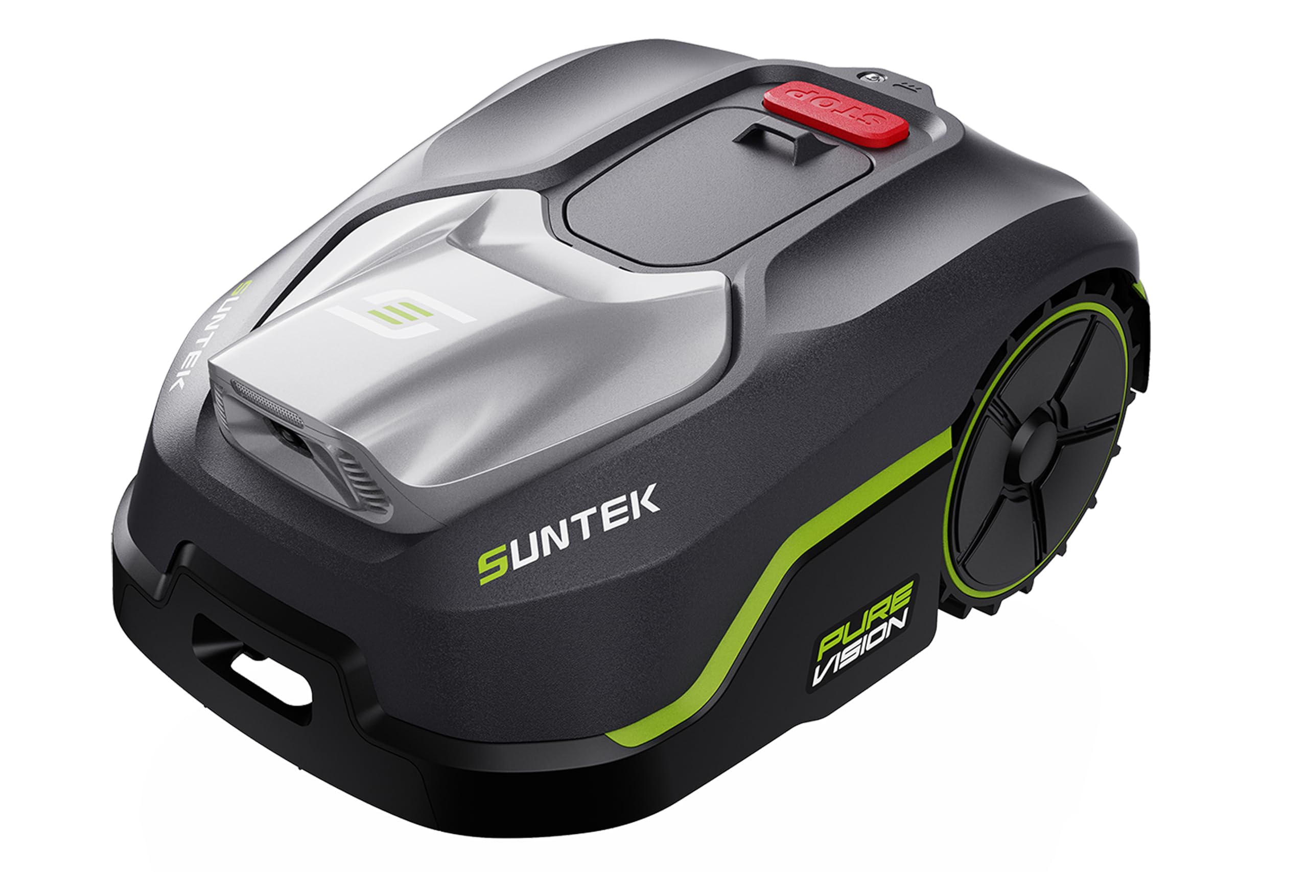 SUNTEK Pure Vision 600 Robot Tondeuse sans Fil – Robot Tondeuse Connecté – 600 m² – Vision IA - Application Mobile - Mul