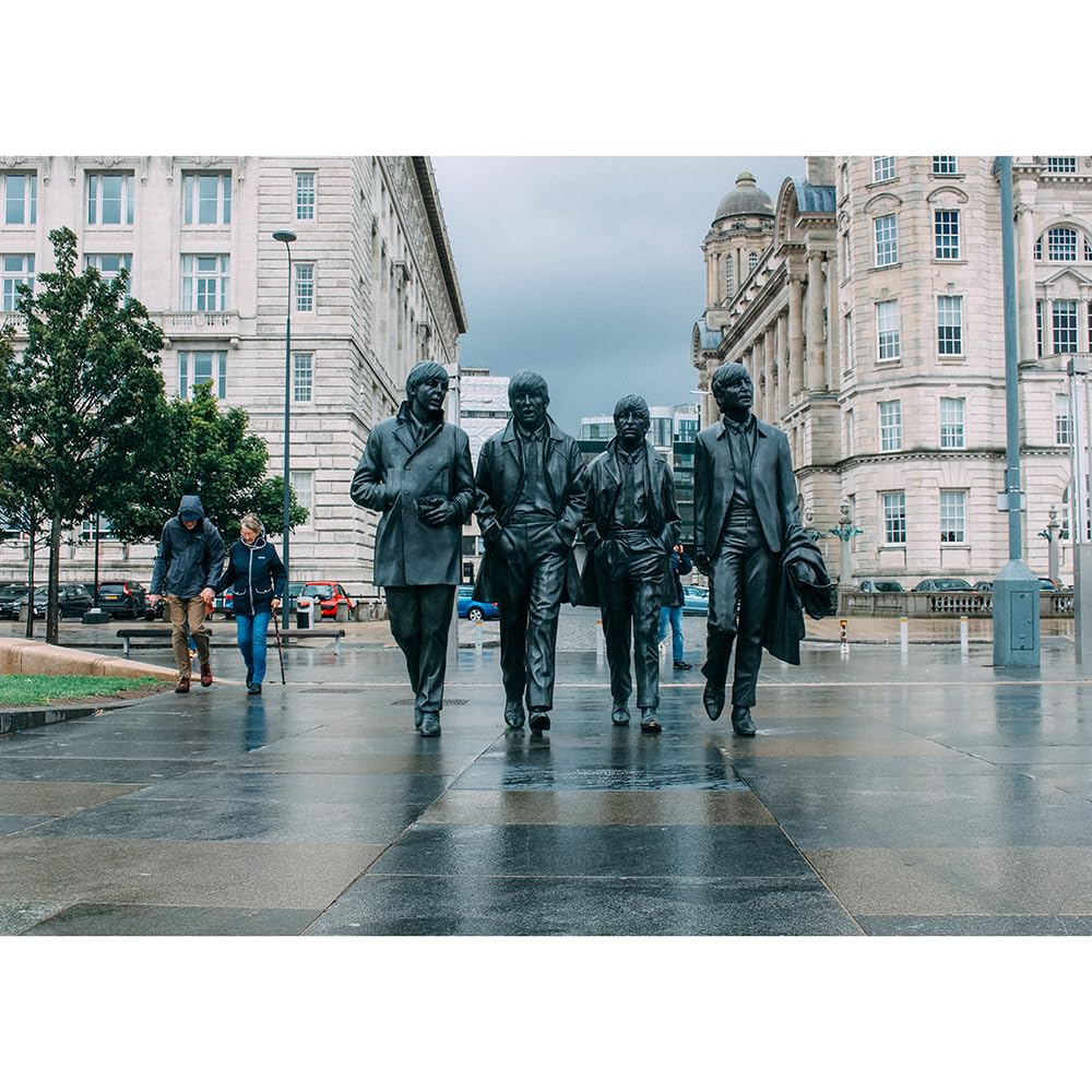 200 （35x25cm）‑Piece Adult Jigsaw Puzzle, Commemorative Liverpool‑Themed Puzzle, UK, Family Challenge Game & Travel Souvenir Gift