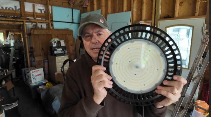 JC-LGL LED UFO High Bay Light 200W 4Pack, Bay Lights 0-10V