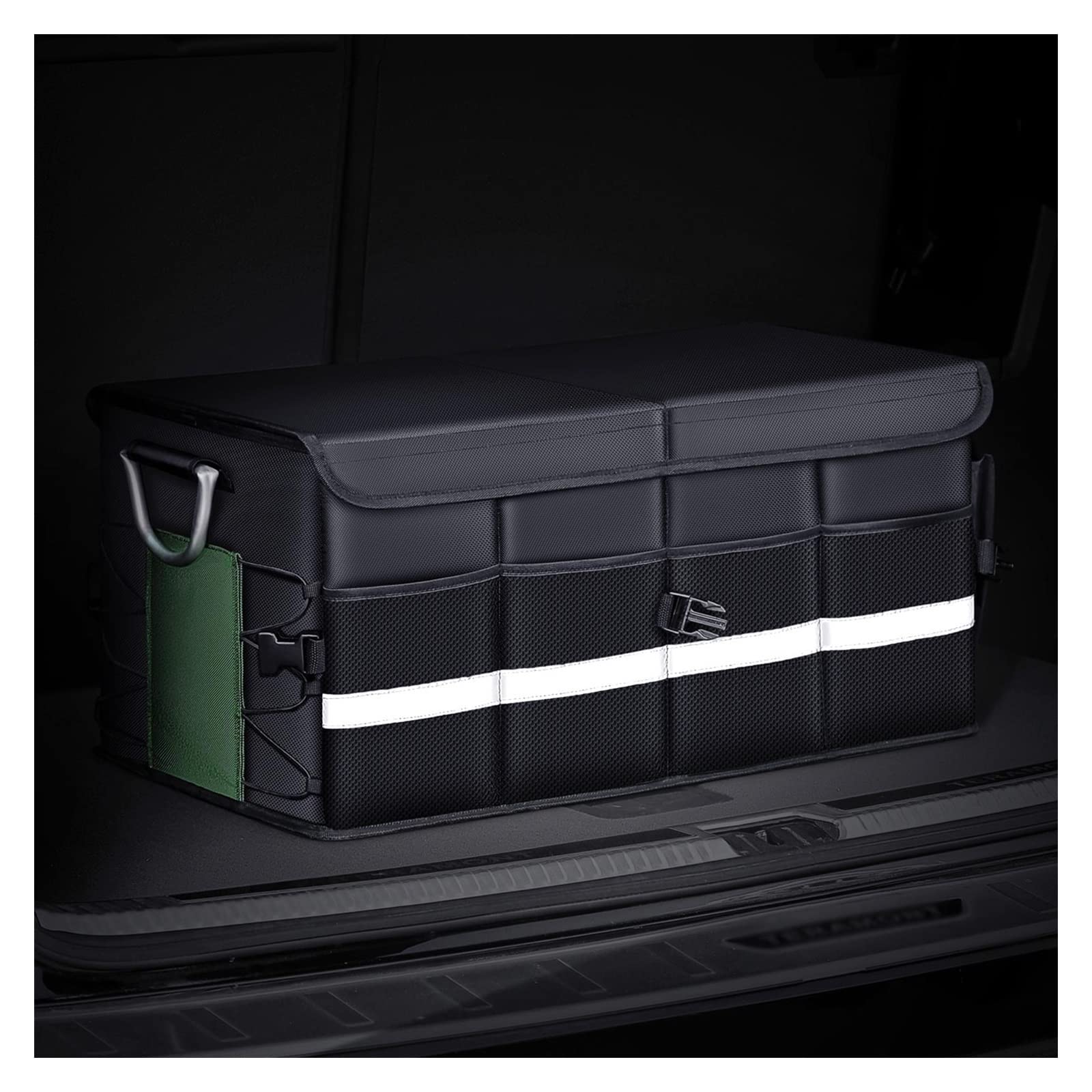 FYIYIEW car boot organiser, Multifunctional Car Trunk Organizer with Lid, Collapsible Storage, and for SUV