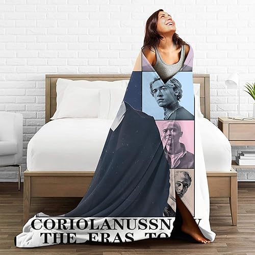Miniatura 6 de Tom Blyth Coriolanus - Manta de collage de fotos de nieve, franela suave y cálida, adecuada para el hogar, sala de estar, sofá, habitación, regalo