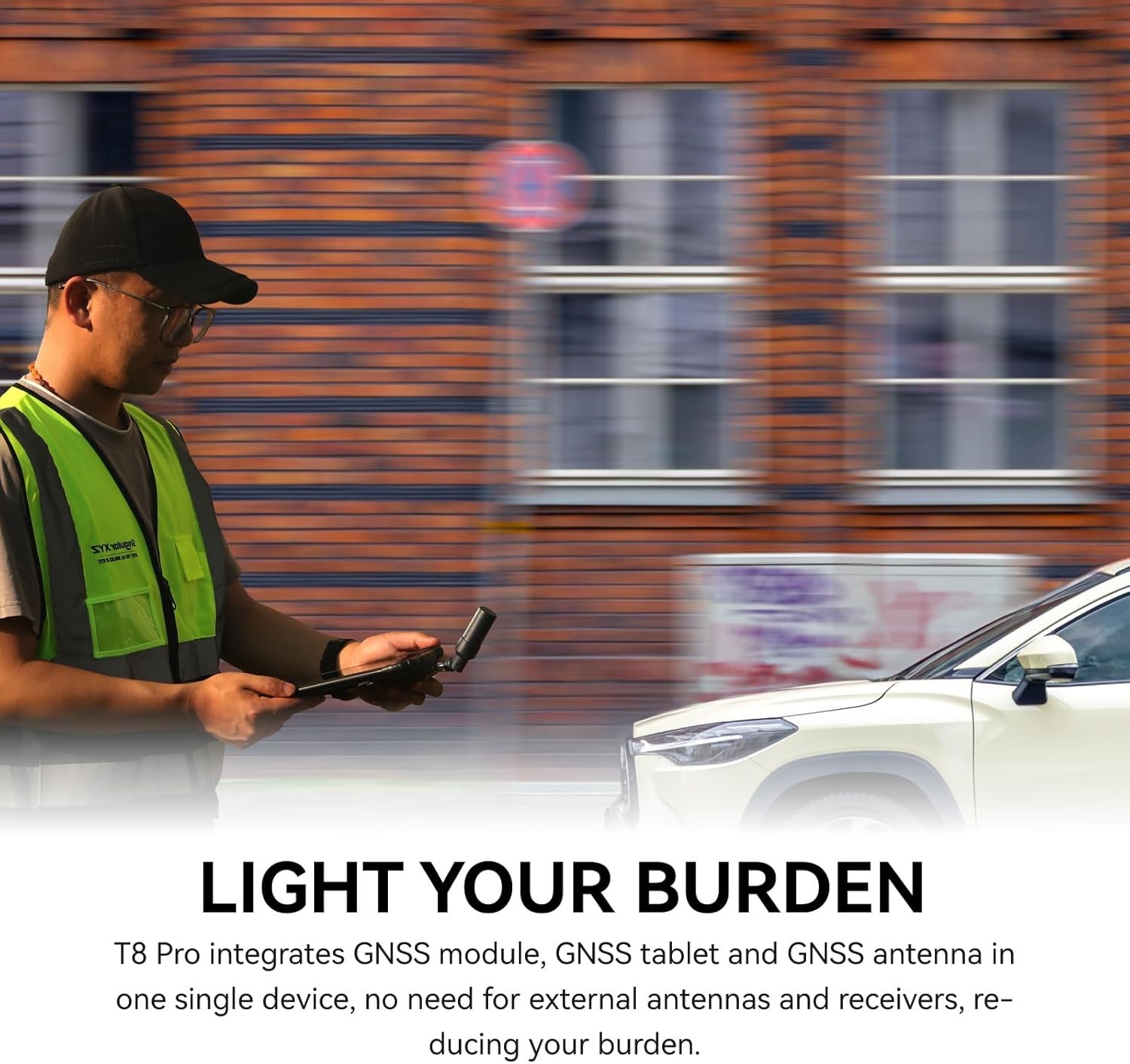 T8 Pro GNSS Tablet - High-Precision GIS and Surveying Device 8" HD Touch Screen, Centimeter-Level Handheld Survey Tablet, Android 10 OS Long Battery Life, High Compatibility GPS RTK Rover image 3 of 9 B0CJQWHMYQ