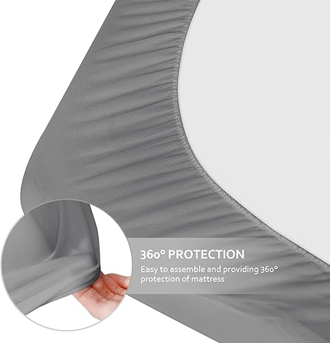 Miniatura 4 de Sábanas para cuna de 31 x 75 pulgadas (solo sábana), sábana bajera para cuna, ultra suave y transpirable, ajuste cómodo para colchón estrecho de