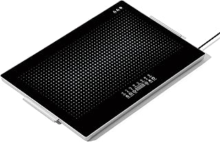 Bleu Jamais Elektrische Warmhalteplatte, 46x25cm Heizfläche 37-120 °C Einstellbare Warmhaltebehälter Essen 350W, Glasoberf...