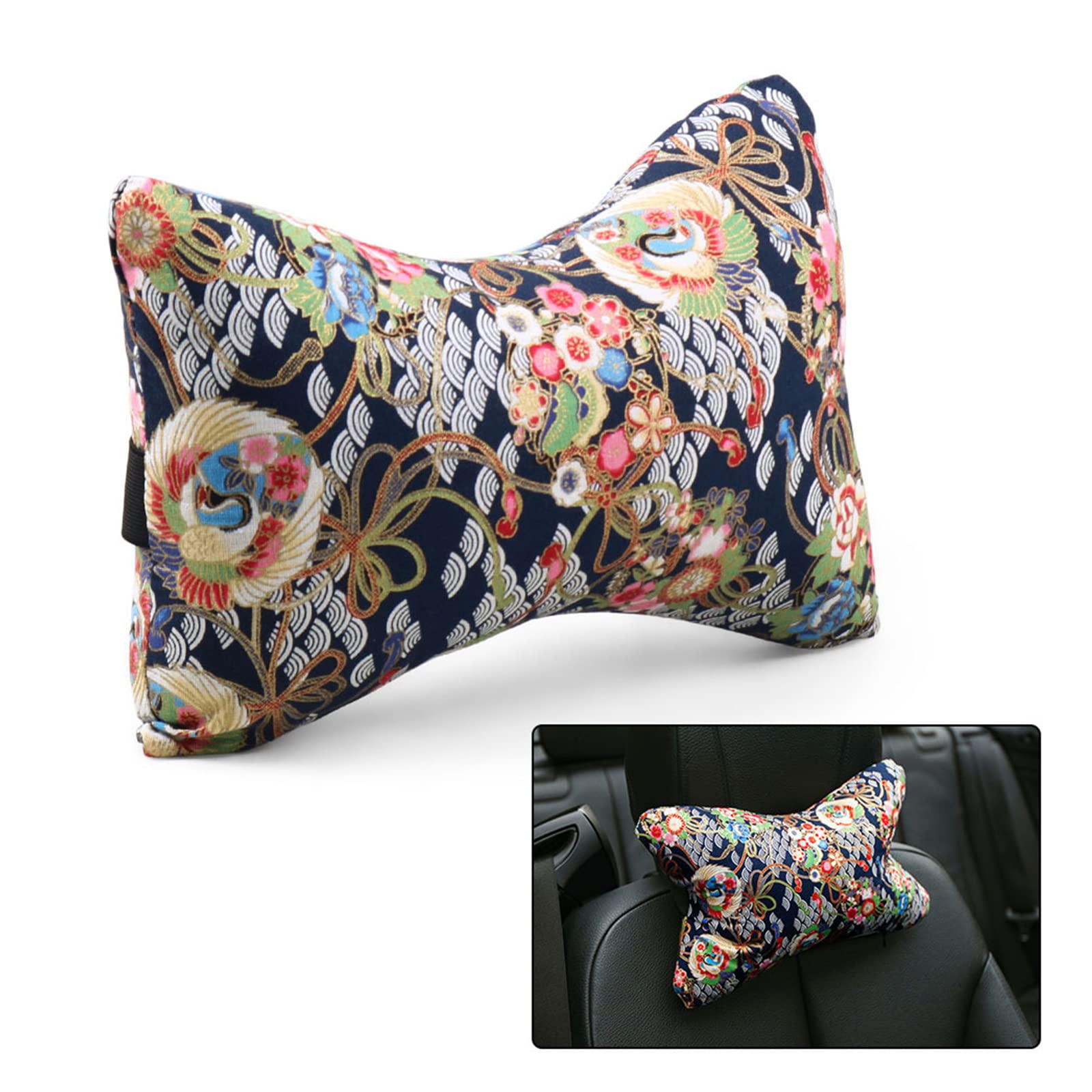 Rxgiasup Hua Feihe Headrest Neck Rest Cushion Neck Pillow Cotton Pillow Comfortable Ergonomic Design Headrest Rest Cushion
