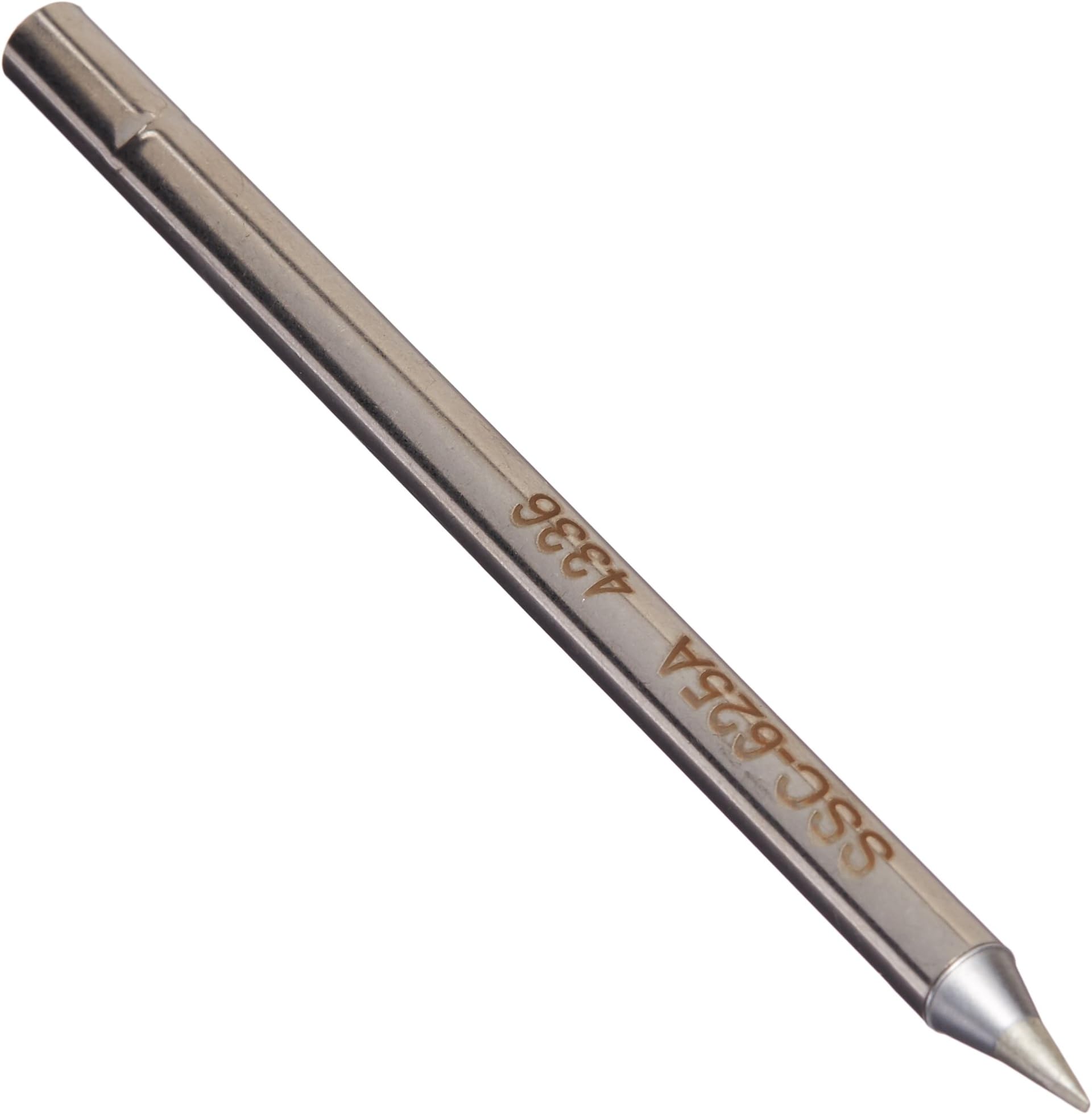 Metcal SSC-625A Series SSC Hand Soldering Cartridge for Temperature Sensitive Applications, 675°F Maximum Tip Temperature, Chisel 30°, 1mm Tip Size, 11mm Tip Length