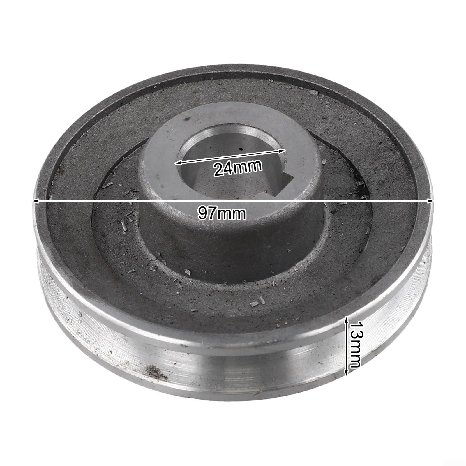Polea de motor de aluminio tipo A para compresores de aire 19 mm 24 mm 6 mm 8 mm