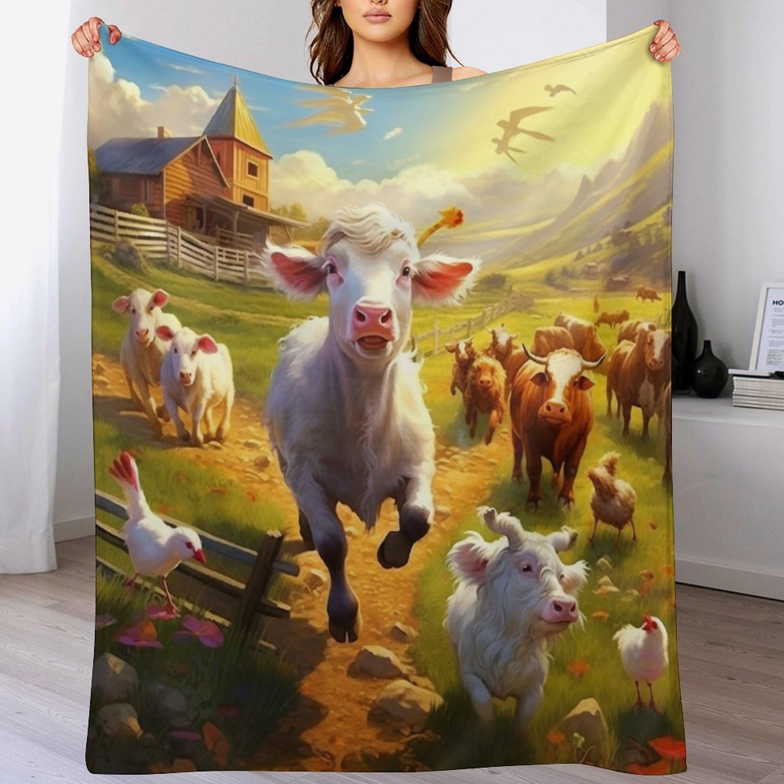 Couverture hypoallergénique pour enfants contre le froid au lit