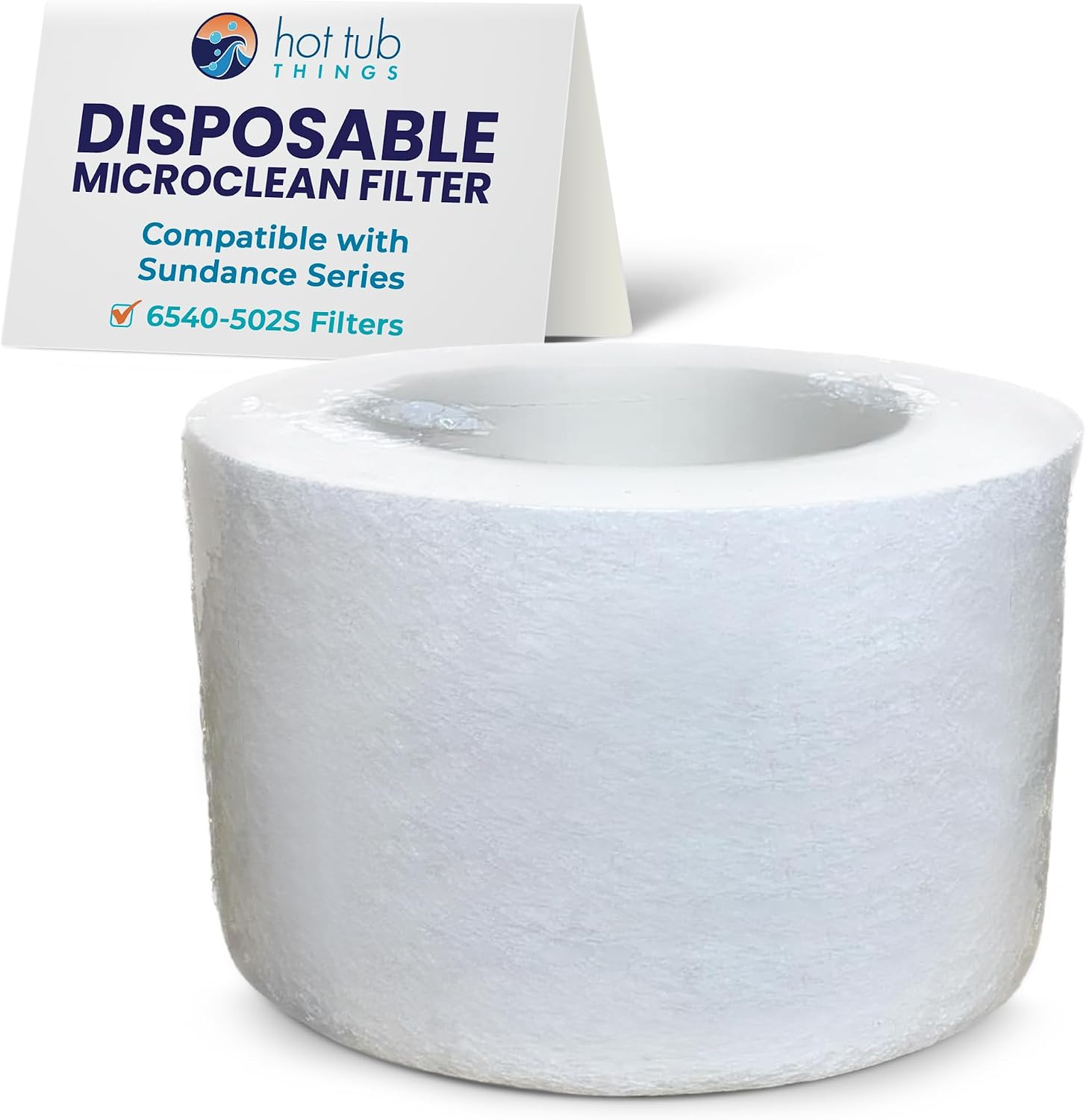 6540-502 Hot Tub Things Replacement Filter Cartridge for Sundance Spas (2002–2024), MicroClean Technology, Captures Oils & Fine Debris, Tool-Free Replacement Every 3-4 Months, Spa Filter Cartridges