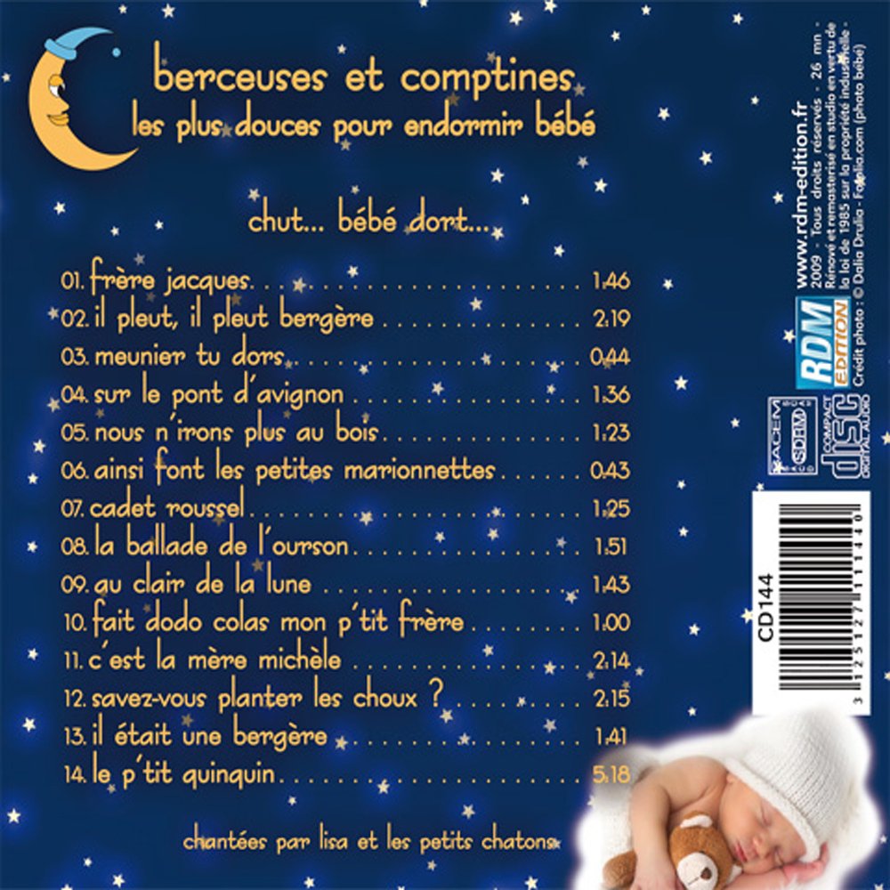 Berceuses et Comptines les Plus Douces pour Endormir Bébé - Chut... Bébé Dort...