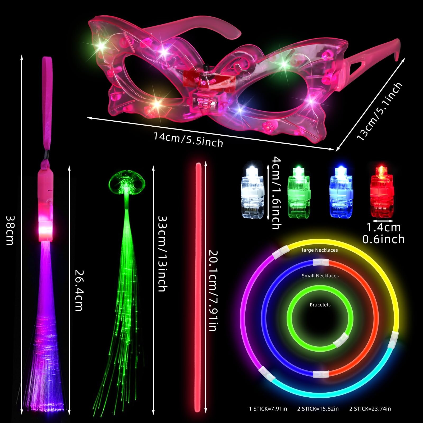 Bâtons lumineux LED à partir de 0,75 € pour mariages, fêtes, concerts