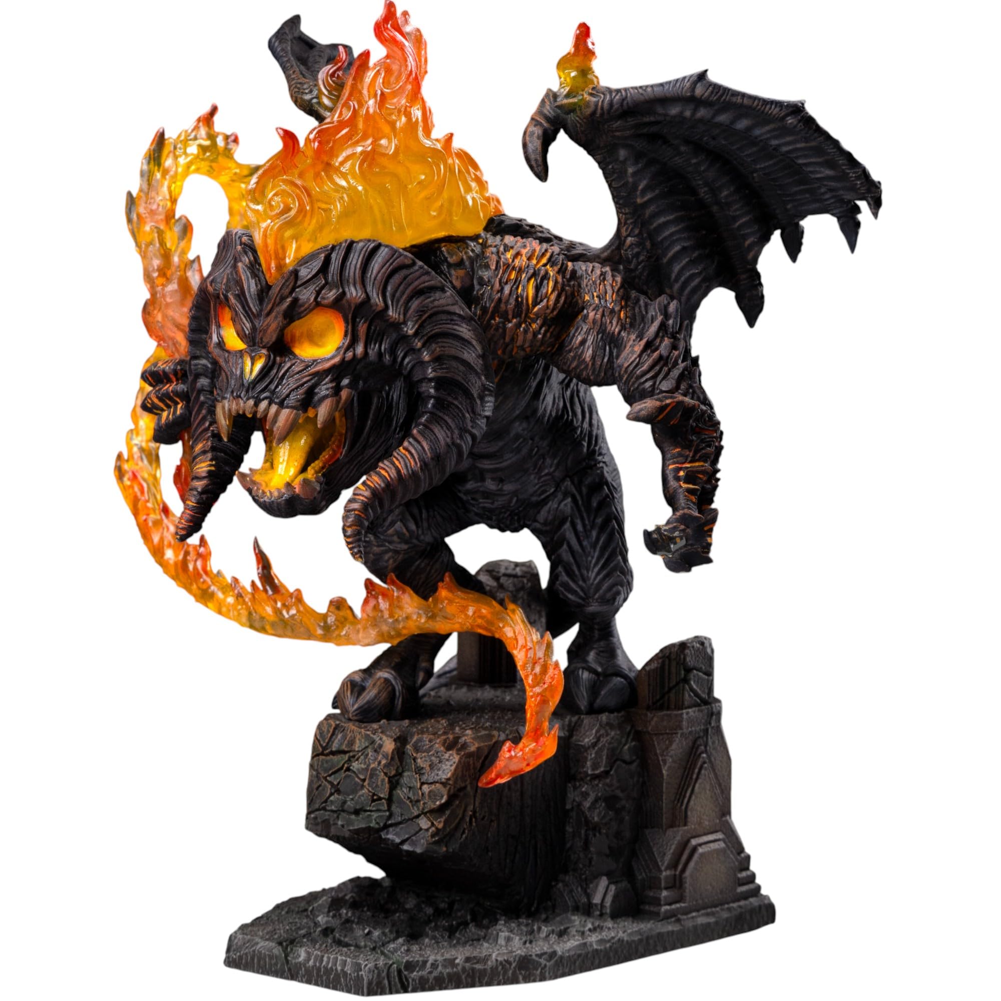Iron Studios Statua da collezione Balrog Il Signore degli Anelli Minico Polystone Resina 17,3 cm
