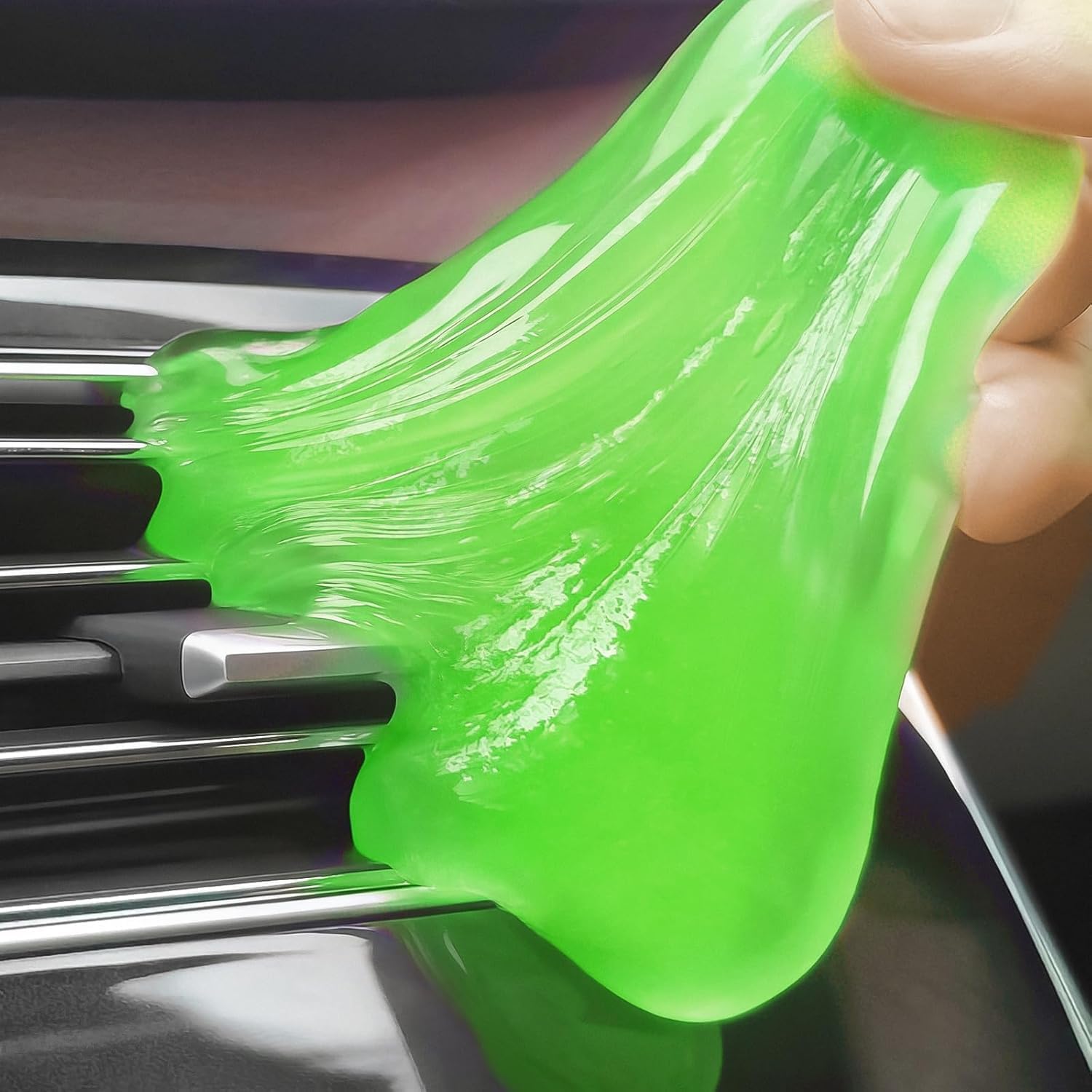 4 Pack Car Cleaning Gel Kit, Universal Car Interior Detailer Putty, Auto Dust Cleaner Slime for Vents Dashboard Crevices Keyboard Cleaning, Car Detailing Tools Accessories & Gift for Men Women, 320g-image-34