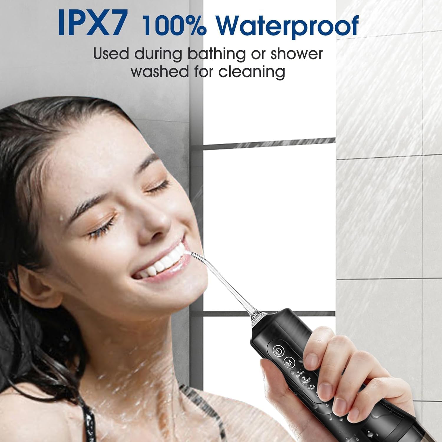 WaterFlosser Picks 260ML Cordless Acqua Elettrica Portatile Viaggio Acqua Orale Filo Interdentale