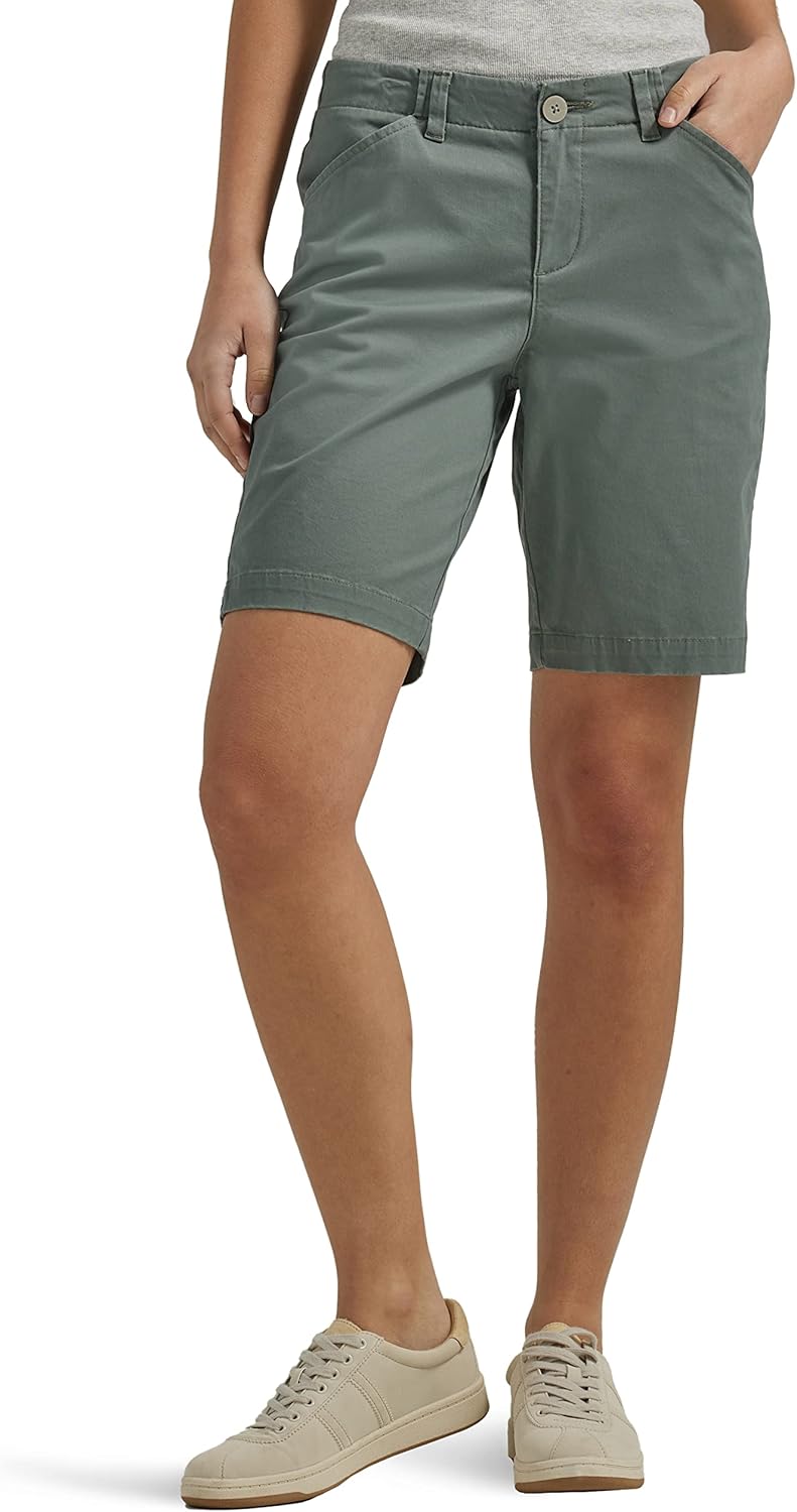 Lee Women's Legendary 9" Chino Bermuda Short