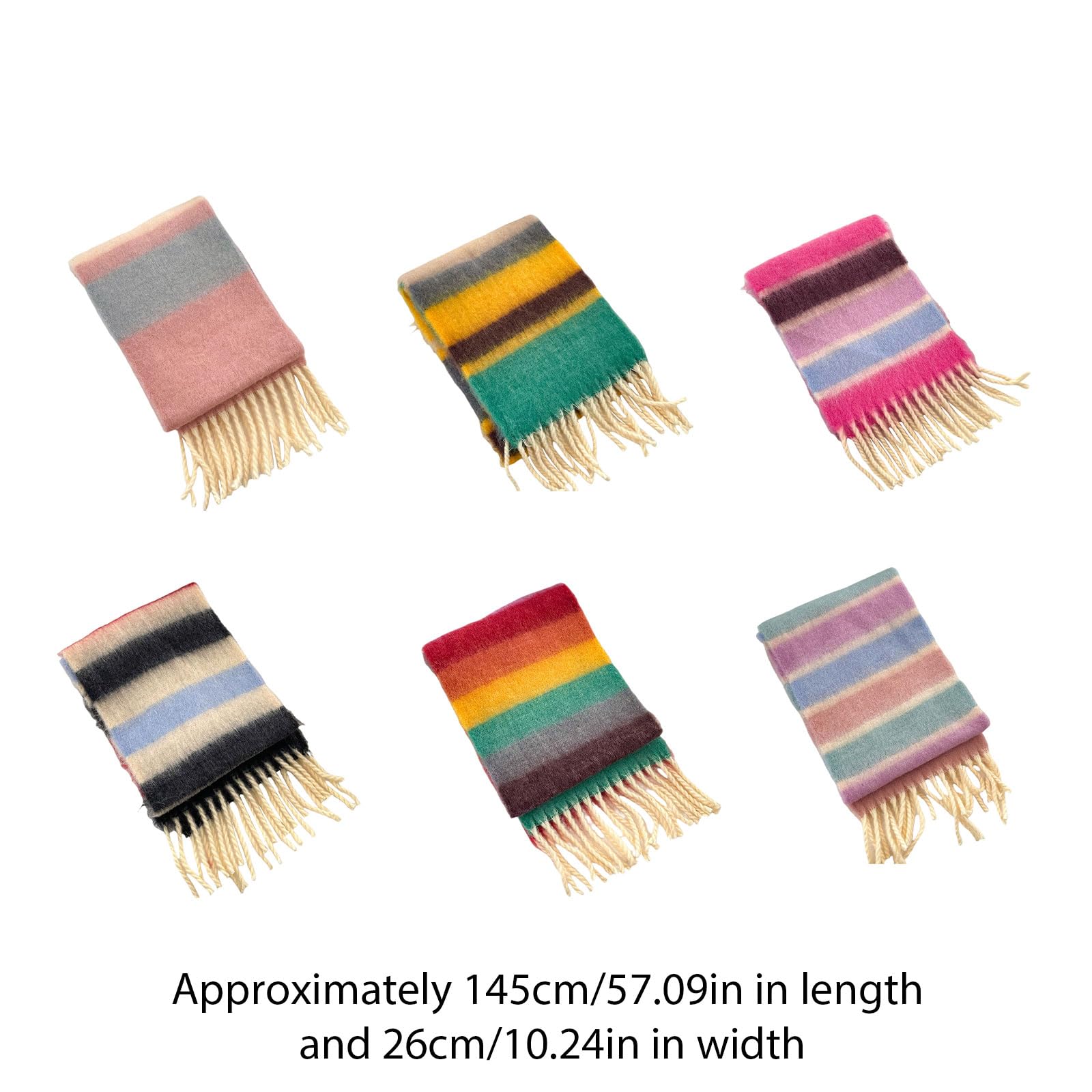 Écharpe colorée pour enfants avec pompons, doux et confortable, accessoire d'hiver chaud pour garçons et filles de 3 à 12 ans