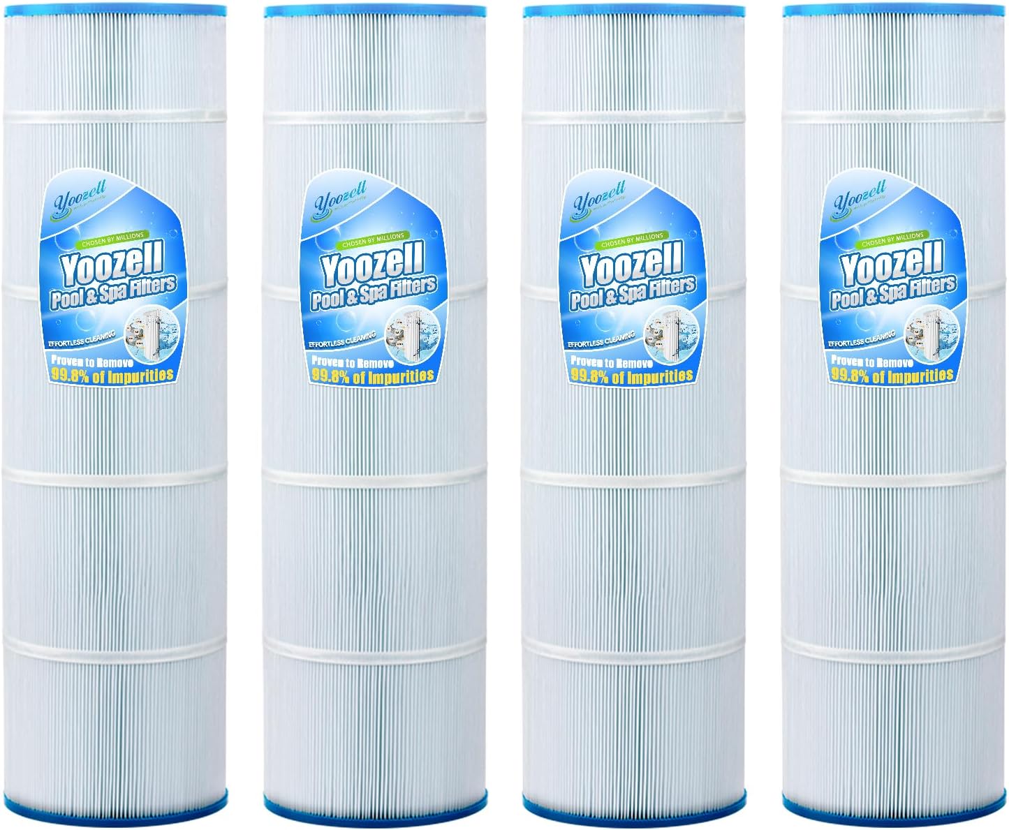 Swimming Pool Filter Replaces for Unicel C-7487, Filbur FC-1270, CX870RE, SwimClear C4020,C4000S, PA100N, 100 Sq. Ft Pool Filter Cartridge, 1 Pack