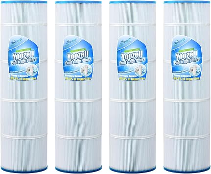 Swimming Pool Filter Replaces for Unicel C-7487, Filbur FC-1270, CX870RE, SwimClear C4020,C4000S, PA100N, 100 Sq. Ft Pool Filter Cartridge, 4 Pack