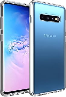 Samsung Galaxy S10 Case, LAYJOY Silicone Soft TPU Bumper and Transparent Hard PC Case [Shockproof] [Anti-Scratch] Slim Lightweight Cover/Coque for Samsung Galaxy S10 (6.1 Inches)- Clear