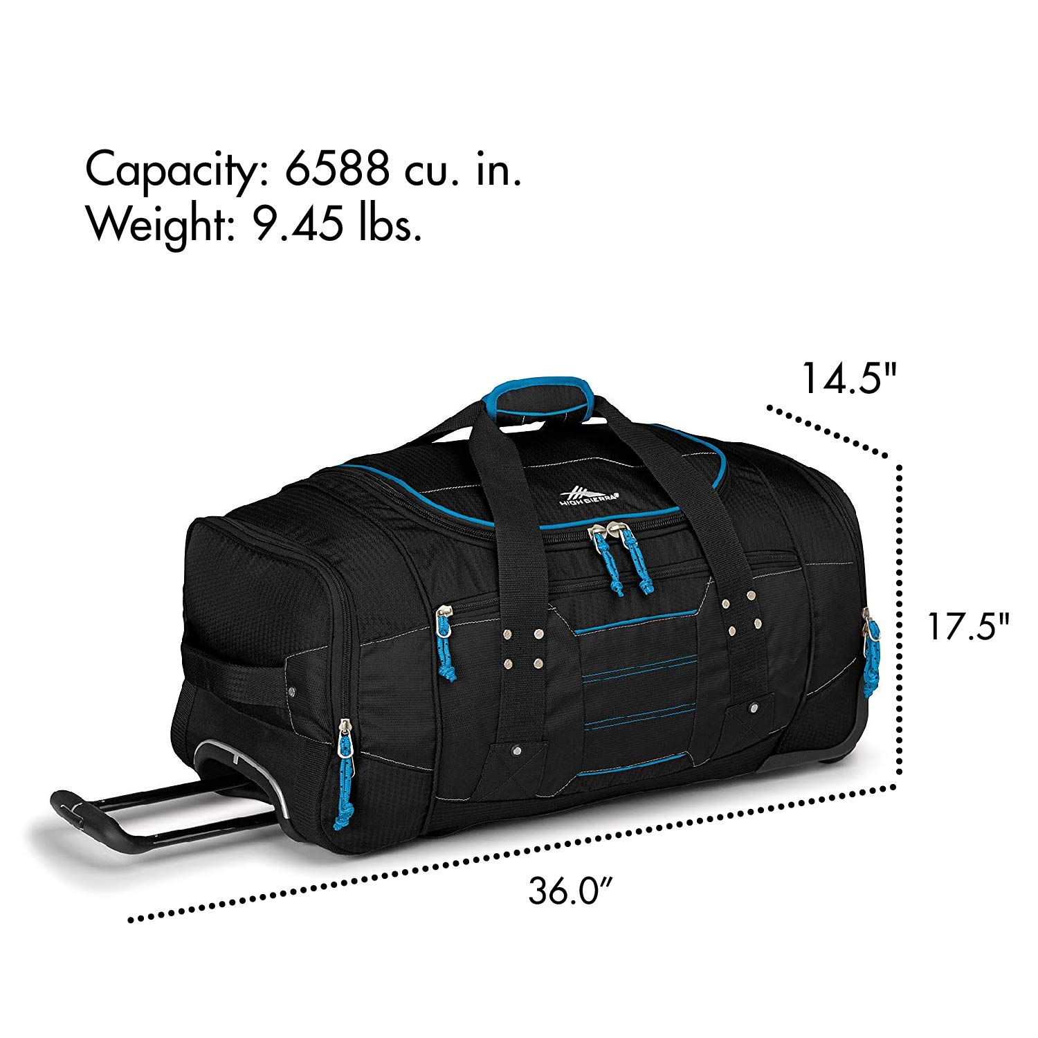 high sierra rolling duffel costco