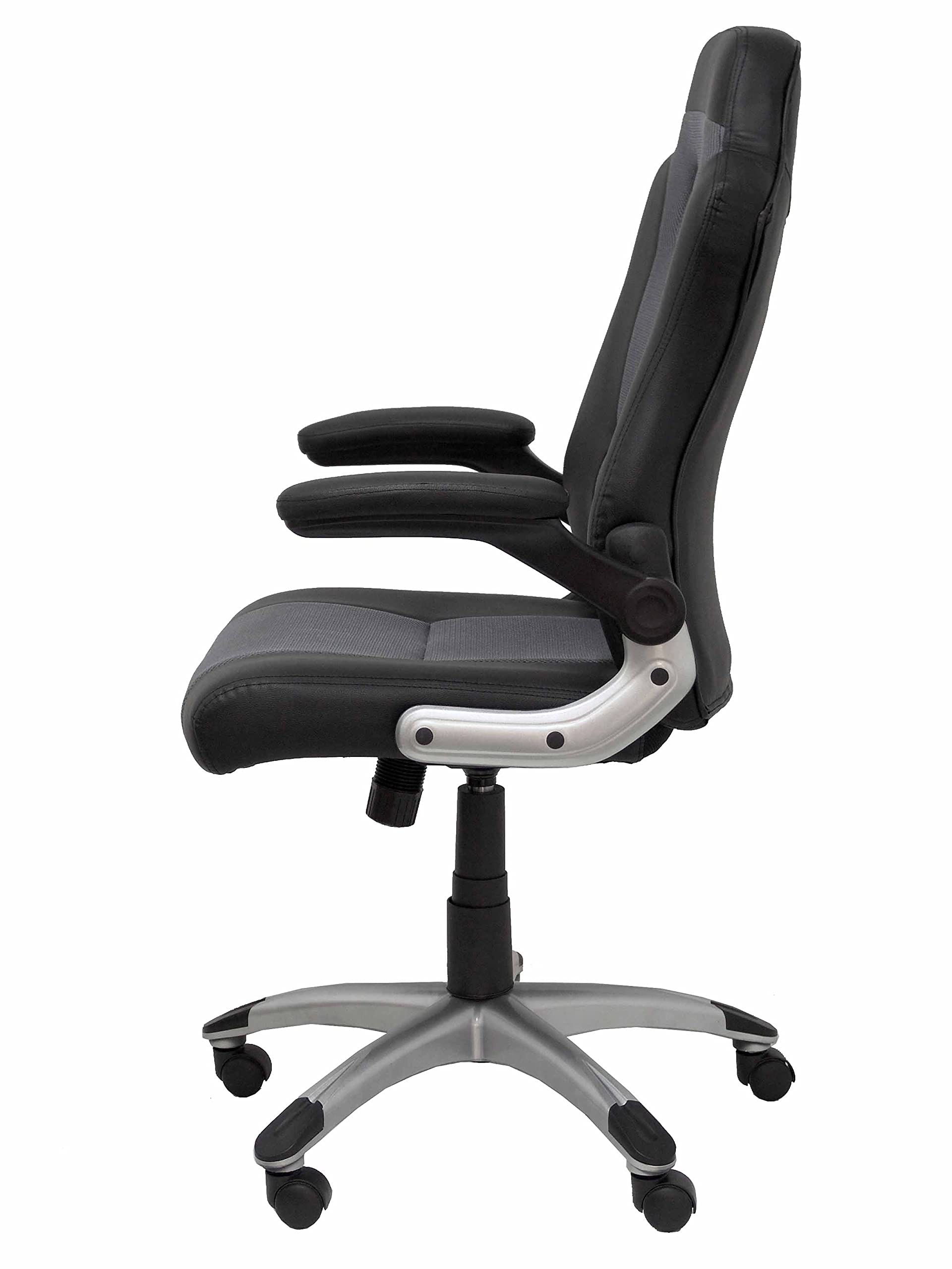 Sovica Silla Gaming Talave similpiel Negro y Gris
