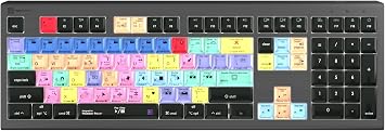 Logickeyboard Backlit Astra2 Designed for Editing in Adobe Premiere Pro on Mac p/n LKB-PPROCC-A2M-US