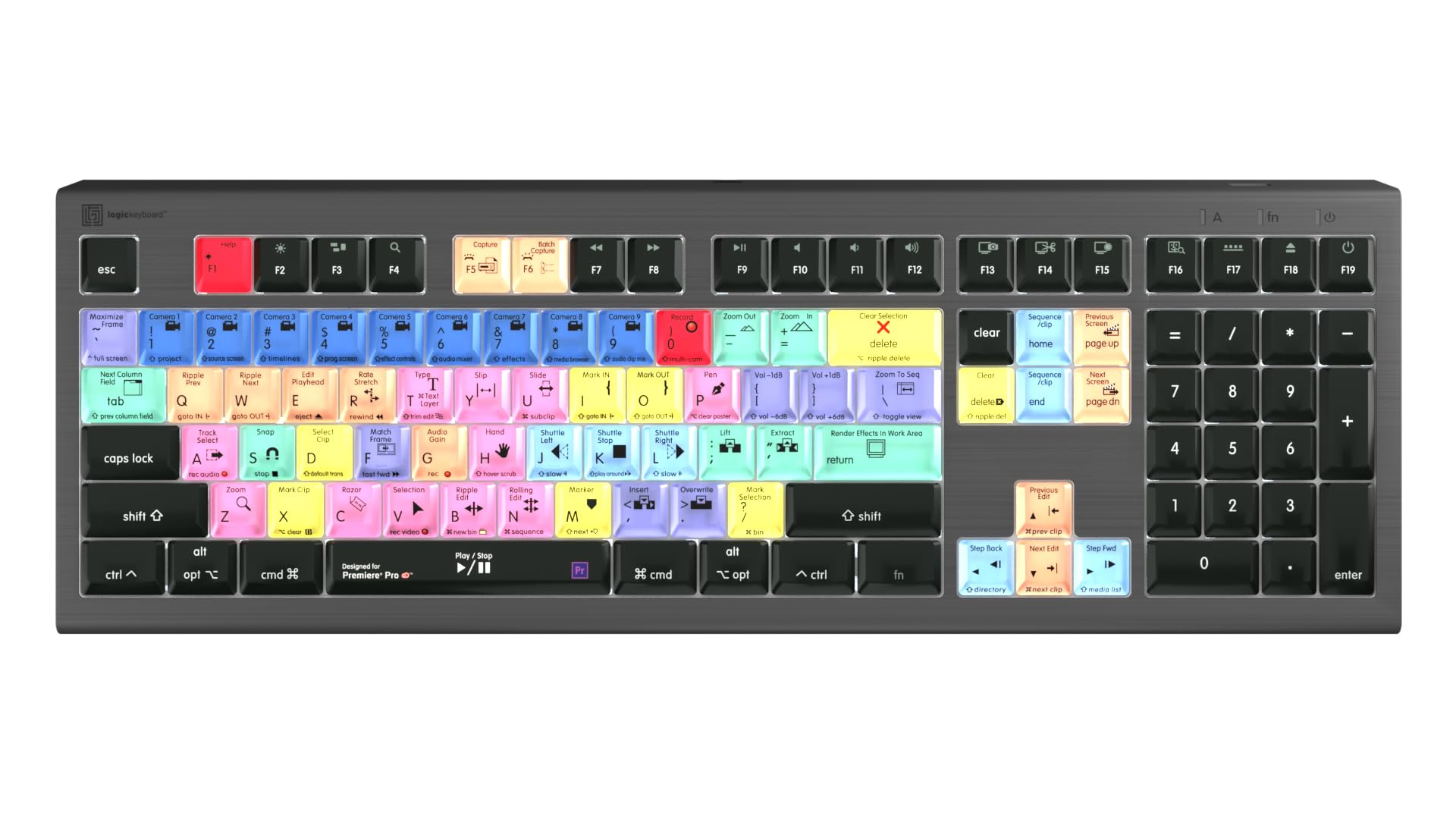 （限定1台）Logickeyboard for Premiere Mac Amazon.in: Buy Logickeyboard Backlit 'Astra2' Designed for Editing