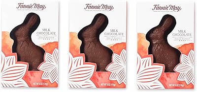 Fannie May 3pk 6oz Milk Chocolate Bunny Boxes